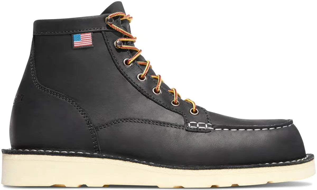 Bull Run Moc Toe 6 Black ST