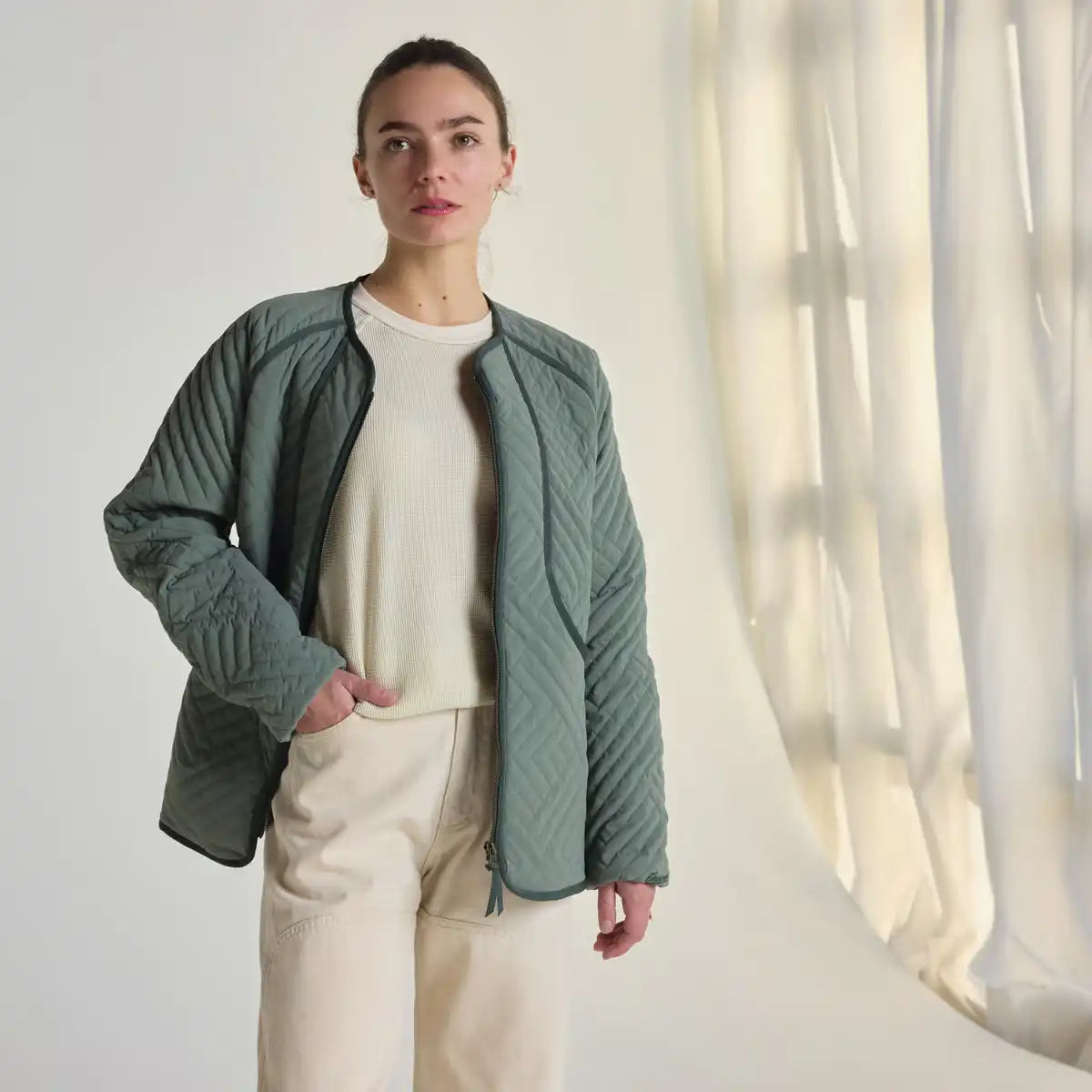 Women's Primaloft Liner Jacket Agave/Urban Chic - Image 5