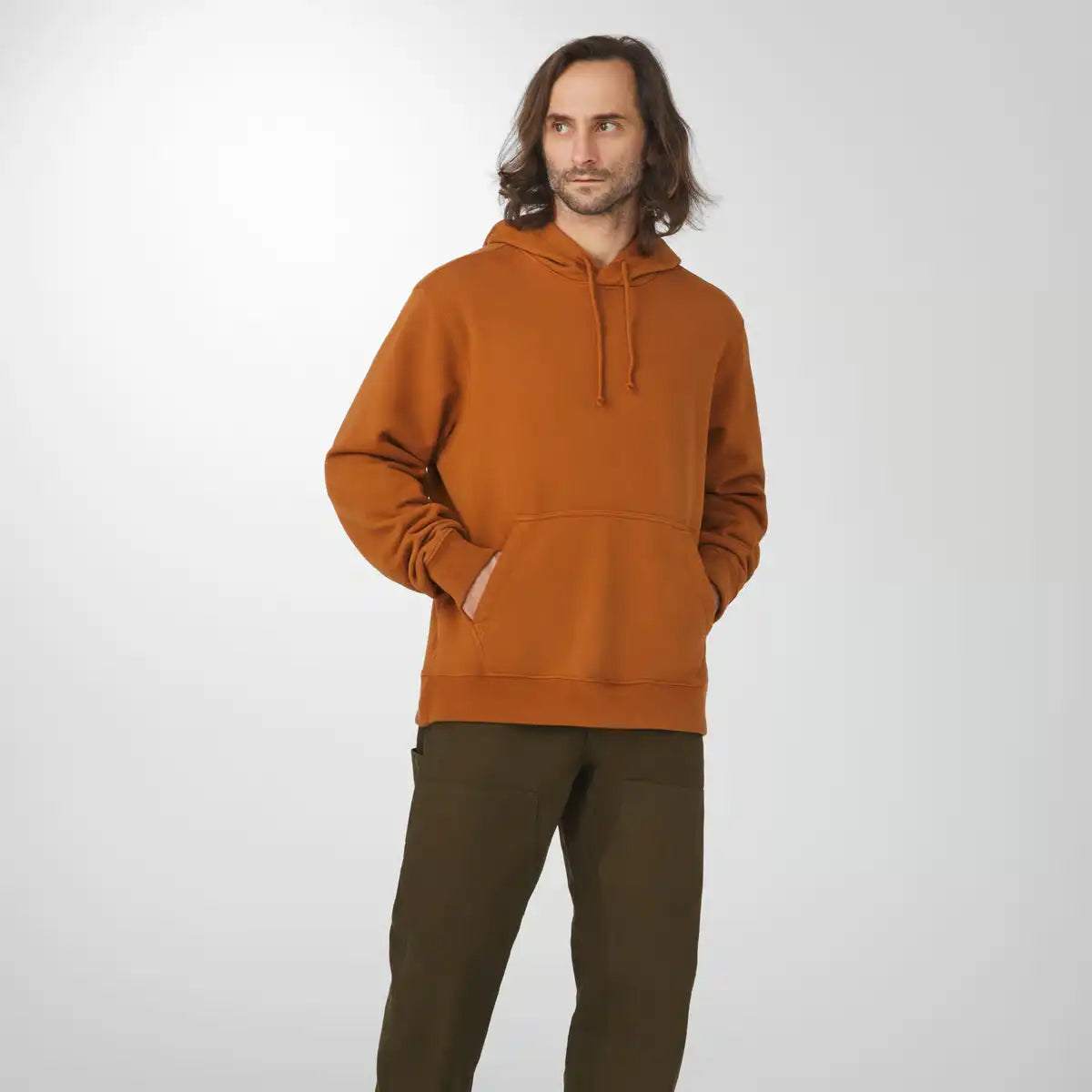 Danner 22oz Heavy Weight Hoodie Natural - Image 2