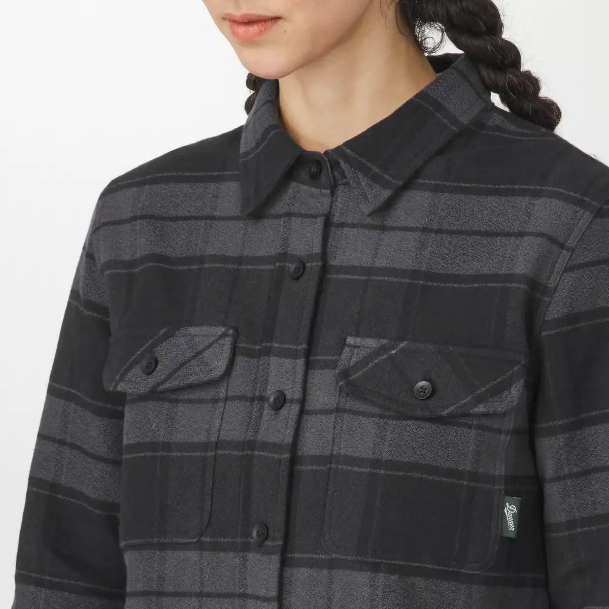 Danner Sauvie Cotton Flannel Black Plaid - Image 4
