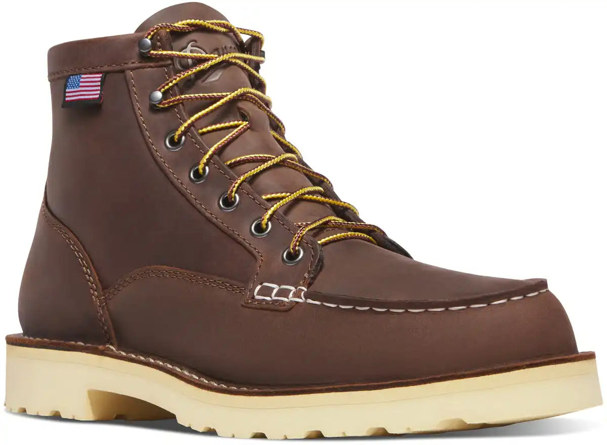 Men's Bull Run Moc Toe 6 Brown Heel ST - Image 2