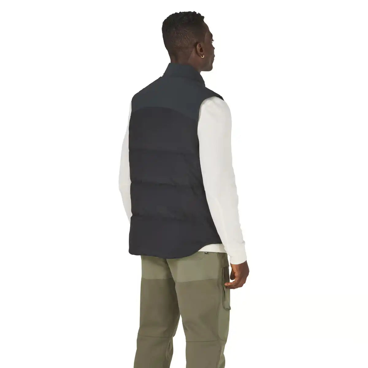 Zigzag Down Vest Black - Image 3