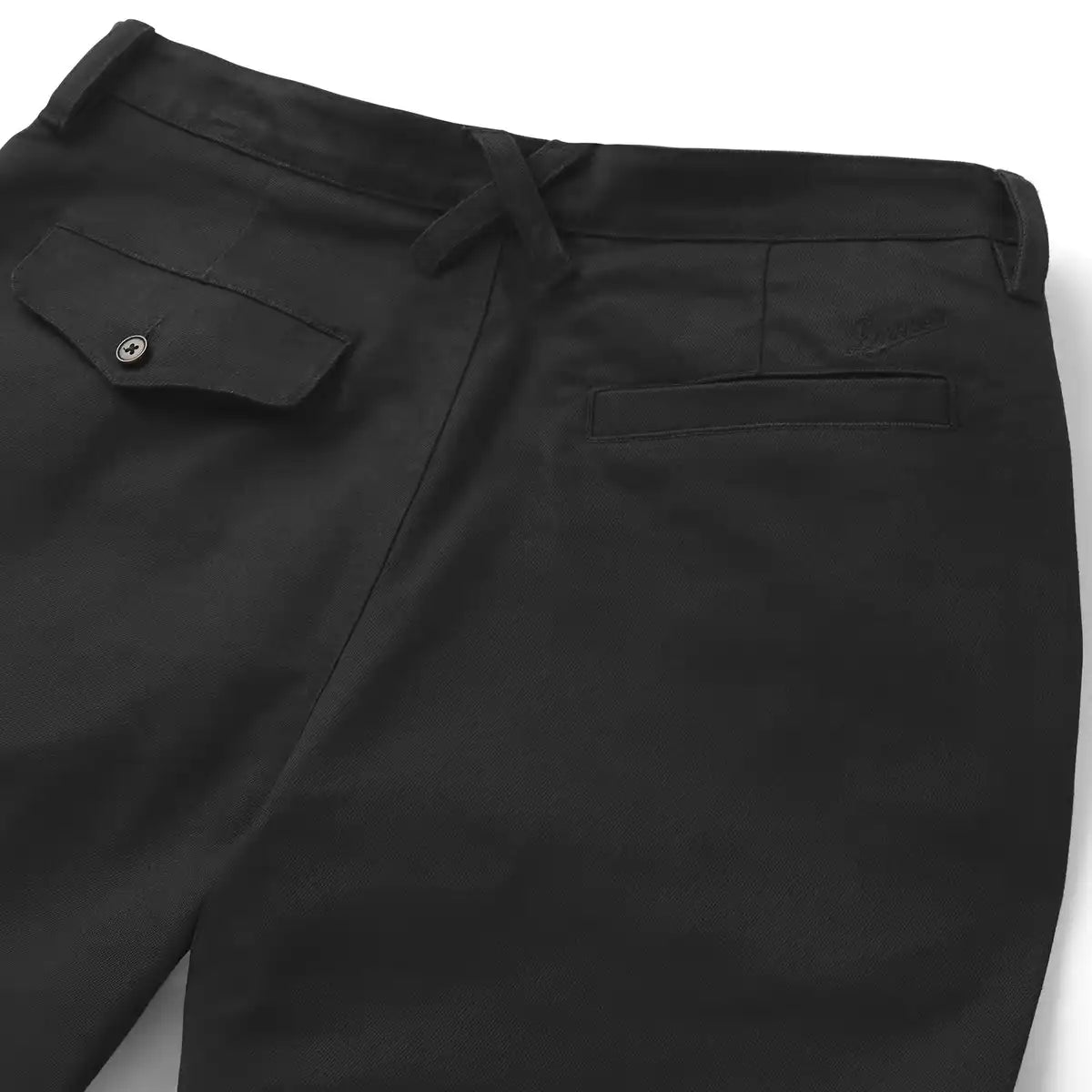 Men's Pleated Forager Pants Black - Image 3