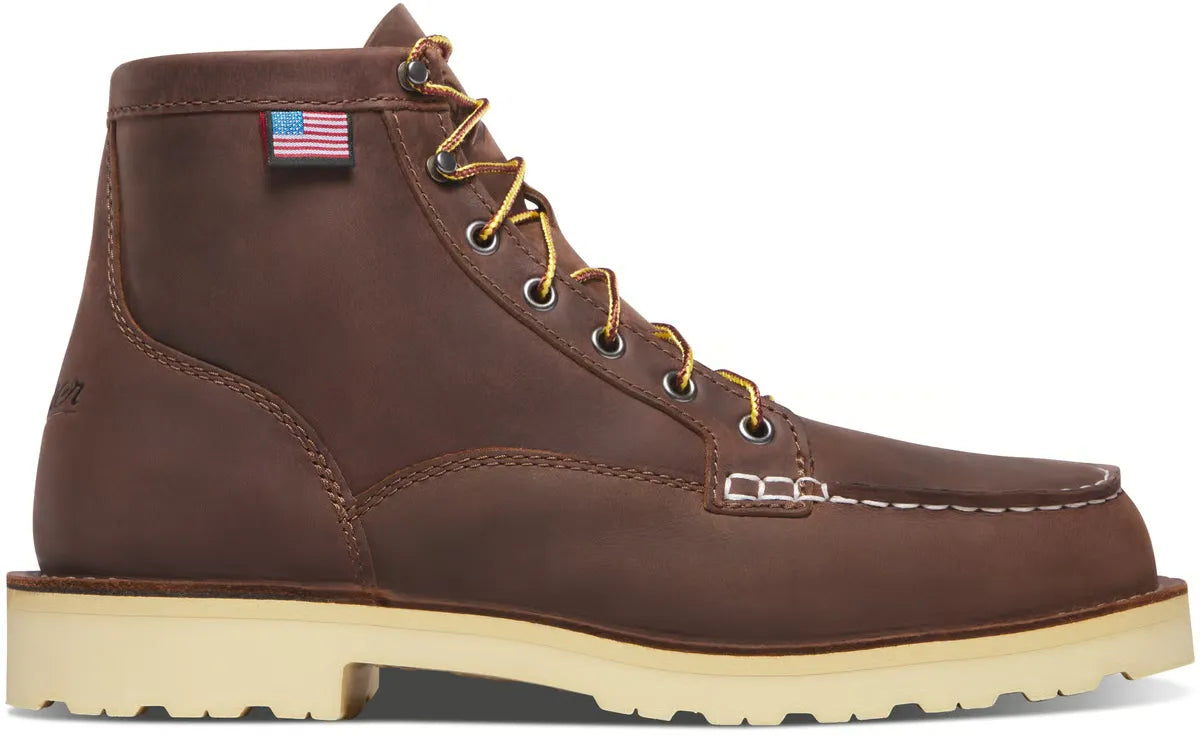Bull Run Moc Toe 6 Brown Heel