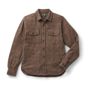 Men's Cedar Mill Cotton Flannel Brown/Tan Tweed Plaid