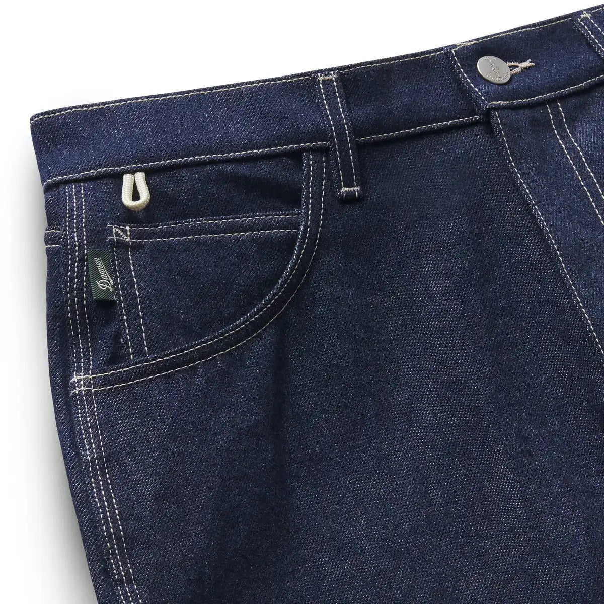 Men's Kenton Double Knee Pants Denim Dark Wash Indigo - Image 3